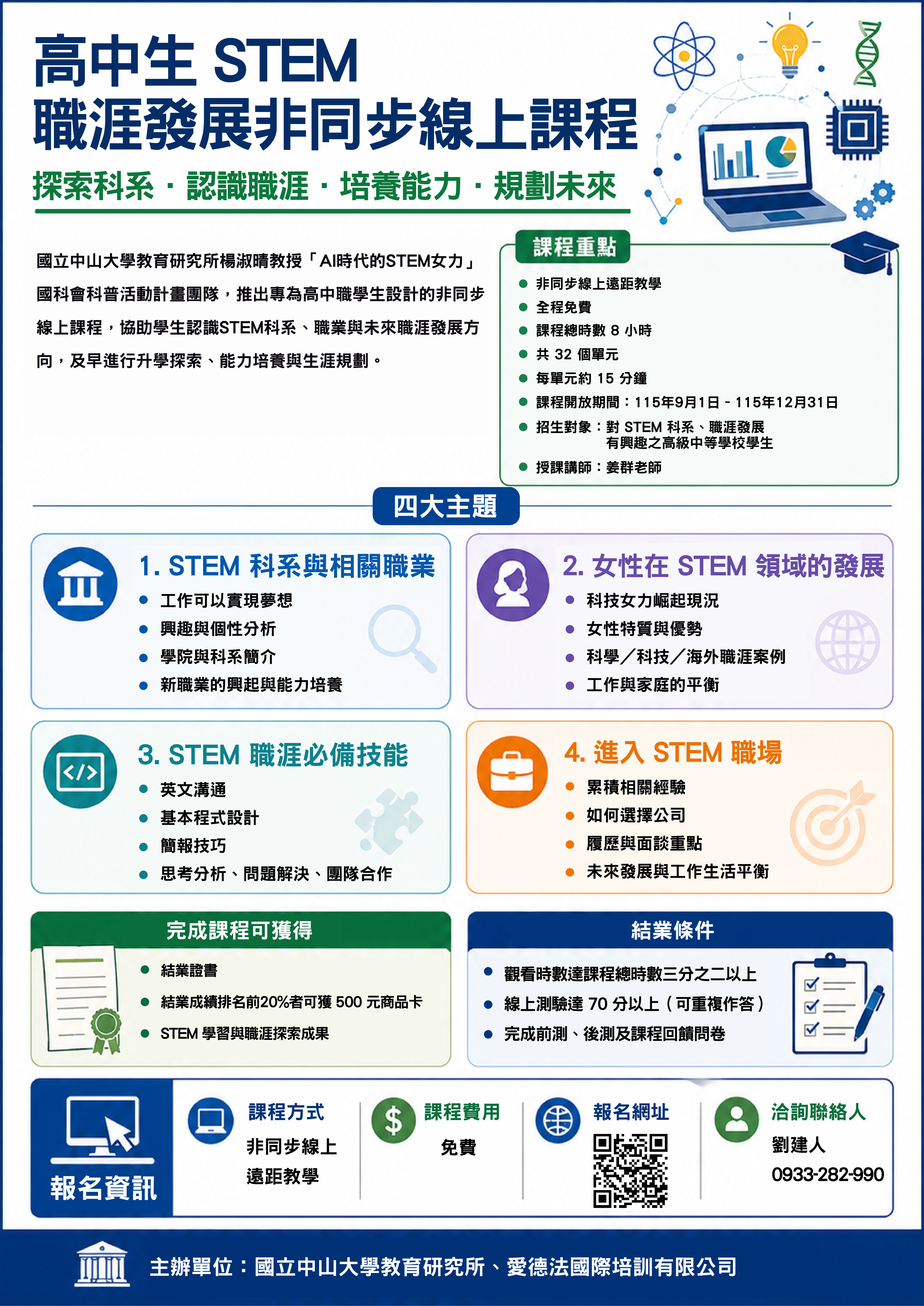 線上課程海報
